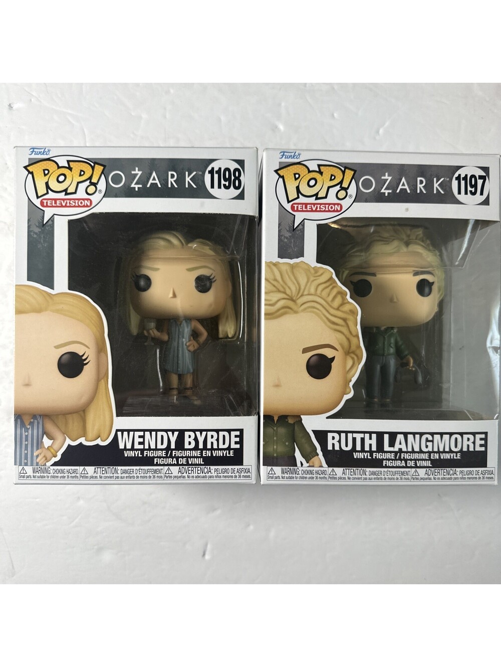 Funko Pop Lot Ozark Ruth Langmore Wendy Byrde 1197 & 1198